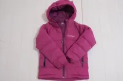 montbell フード付きダウンジャケット ピンク