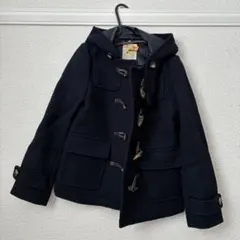 Ray BEAMS ダッフルコート ショート ウール ネイビー紺 クリーニング済