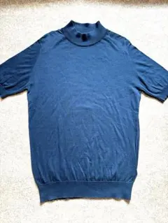 JOHN SMEDLEY ジョンスメドレー モックネック 30GコットンニットM