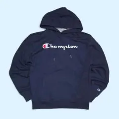 Champion チャンピオンパーカー スウェットプルオーバーダークネイビーXL