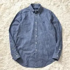 ラルフローレン ボタンダウン シャンブレーシャツ ポニー刺繍