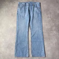 リーバイス527 Levis W34 フレア ブーツ 青 古着 ヒゲ 21595 - メルカリ