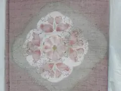 高級呉服　むら田　銀座　祇園　花柄刺繍 袋帯 薄いピンク 2026年最新】むら田 帯の人気アイテム - メルカリ