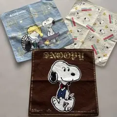 SNOOPY ハンカチ　3枚セット