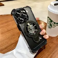 iPhone15promax ブラック ケース レンズ フルカバー ラスト♪