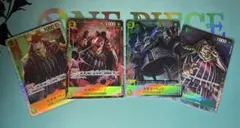 ワンピースカード　カポネ・ベッジ　4枚セット