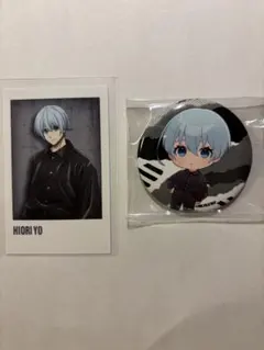 ブルーロック 氷織羊 缶バッジ ブロマイド 2点セット
