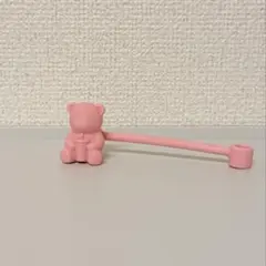 スターバックス リユーザブルカップ専用ストローキャップ ベアリスタ ピンク