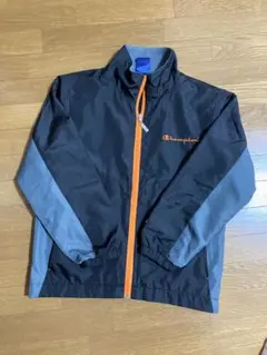 Champion ジャケット 140 黒/グレー