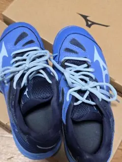 22.5cm Mizuno バドミントンシューズ ブルーのサムネイル