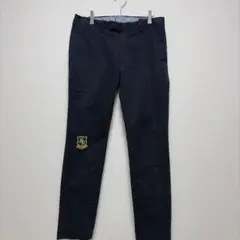 ポロラルフローレン ストレッチスリムフィット チノパン 紺 31/32 ワッペン