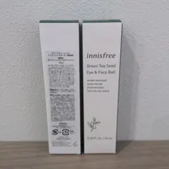 イニスフリーグリーンティーシードアイ＆フェイスボール 10mL 2個セットのサムネイル