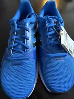 adidas ランニングシューズ 青