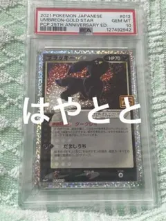 【PSA10】ブラッキー　ダークレイ　だましうち　25th