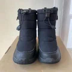 TIGORA ブラック スノーブーツ 20.0cm ジッパー付き