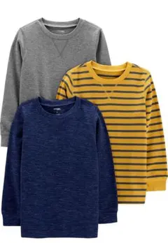 Simple Joys by Carter's 3枚組 シャツ サーマルステッチ