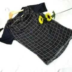 【即購入OK】コムサイズム 半袖ブラウス●A17