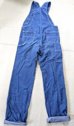 デニムのオーバーオール　サロペット Mサイズ ☆ブルー　日本製