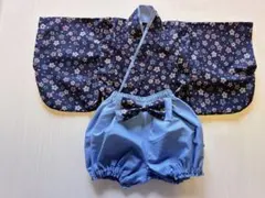 【匿名配送】ハンドメイド　ベビー袴⑤ オマケ付きです！！