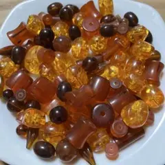 秋ビーズセット さまざまな形と色