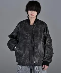 【ADRER】camouflage reversible MA-1 ブルゾン