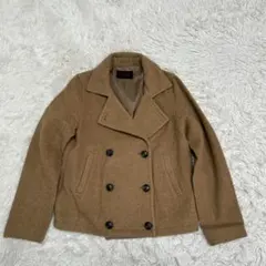 URBAN RESEARCH ROSSO ウール　ピーコート　ジャケット　茶色のサムネイル