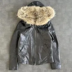 GOA 00s archive fur leather jacket 3WAY