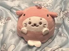 しろたん 海の生き物シリーズ ぬいぐるみマスコットチェーン メンダコ ピンクのサムネイル