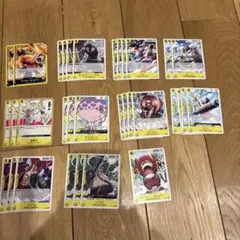 ワンピースカード 神の島の冒険 R以下ほぼ4コン 黄デッキパーツ ルフィ