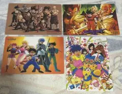 ドラゴンボールZ 他 下敷き 4장 묶음 판매