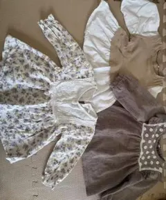 ベビー服 長袖トップス 3点セット