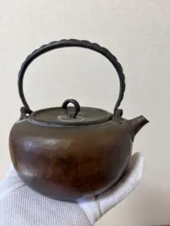 北村靜香 真鍋靜良　煎茶道具 湯沸かし　銅瓶のサムネイル
