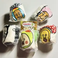 ★全5種コンプセット★こびとづかん　スクエアポーチ2　ガチャガチャ