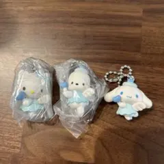 サンリオ ガチャガチャ 夢みるエンジェルスイング2 キティ　ポチャッコ　シナモン
