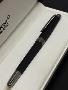 モンブランマイスターシュテュックウルトラブラックローラーボール美品