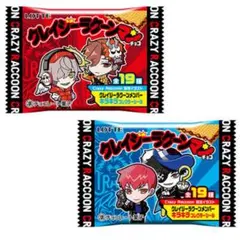 CR(クレイジーラクーン)マンチョコステッカー計20枚