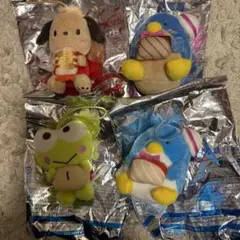 スシロー×はぴだんぶいマスコット 4点セット