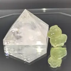 限定✵石のピラミッド×蛍石パワーアニマル馬セット ― 宇宙と大地の力をあなたへ