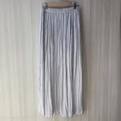 LOWRYS FARM プリーツロングスカート F シルバー系 春