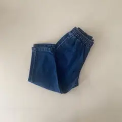 未使用　GU テーパードパンツ　デニム　110