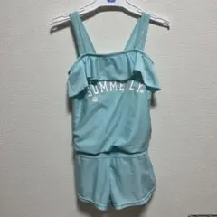 ミントグリーン フリル水着 サイズ140 値下げ不可