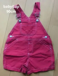 babyGap 赤 オーバーオール　18-24ヶ月 90cm