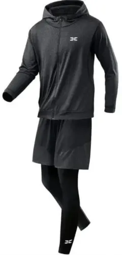 コンプレッション トレーニング 吸汗速乾 2XL(3L) タイツ ハーフパンツ