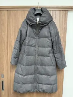 ★美品★DonaMarieダウンコート38ロング上品グレー♪のサムネイル