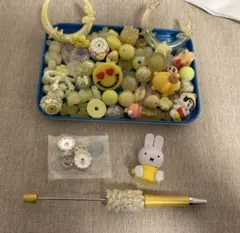 22日限定値下げ！！⑤黄色♡カスタムボールペン　まとめ売り