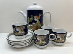 廃盤商品】CARINA 直火式エスプレッソメーカー カップ＆ソーサーセット 