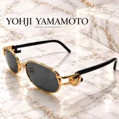 YOHJI YAMAMOTO サングラス ゴールド ブラック ヴィンテージ