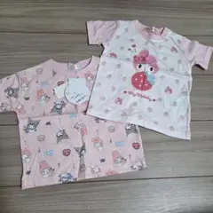 サンリオ マイメロディ クロミ Tシャツ 2枚セット 90のサムネイル