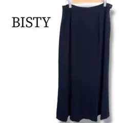 ビスティ BISTY ロングスカート ブラック 40 L フレア 無地 シンプル