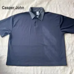 Casper john キャスパージョン Tシャツ ネイビーYシャツ 半袖メンズのサムネイル